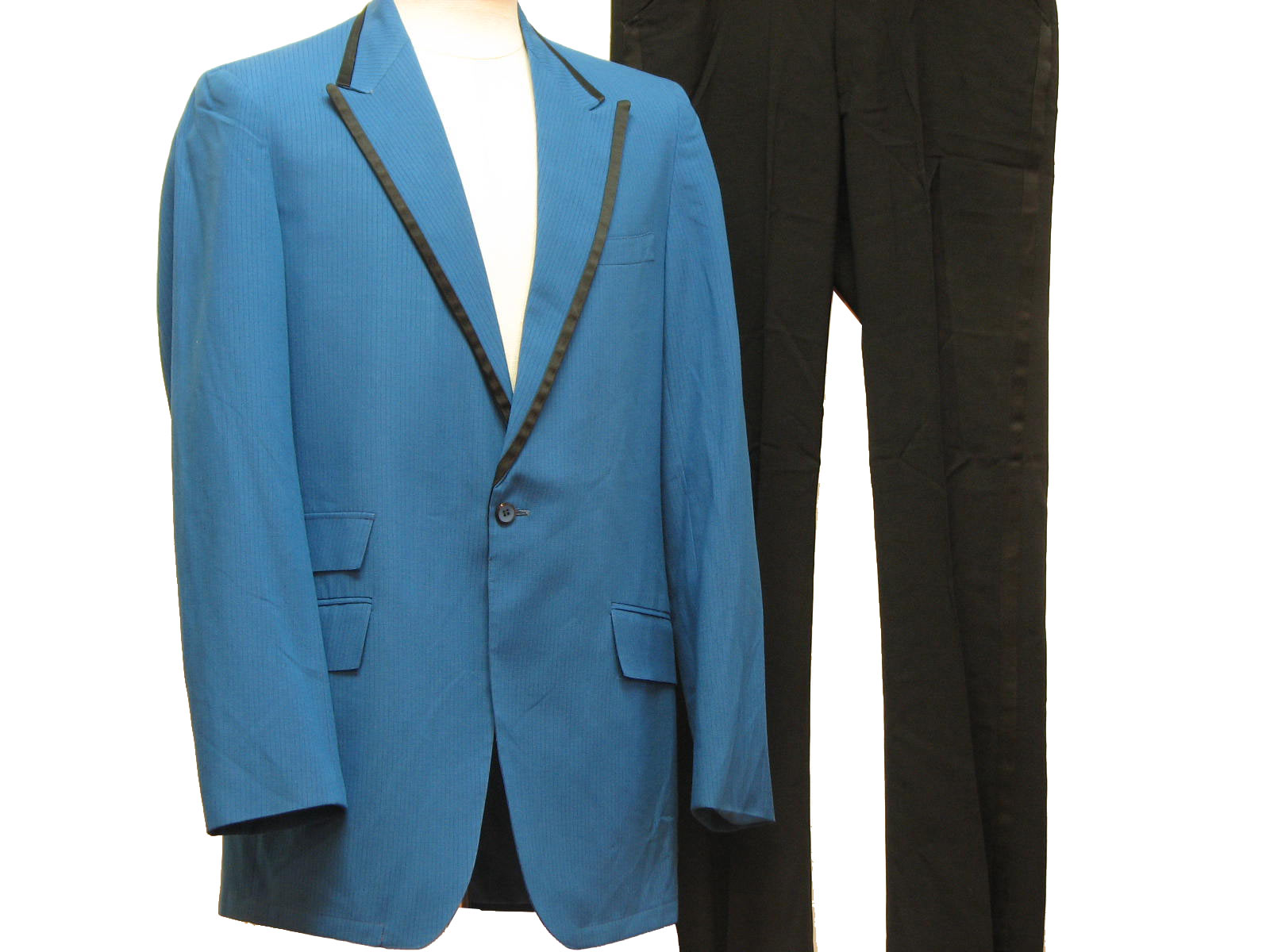 blue tuxedo jacket