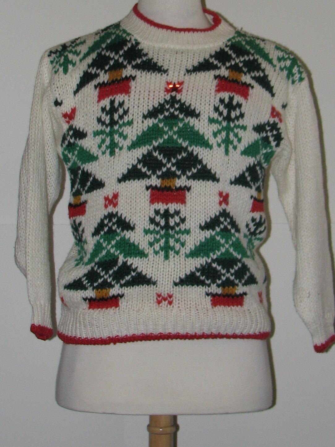 Womens Discount Flawed Tired And Ugly Christmas Sweater Far Near