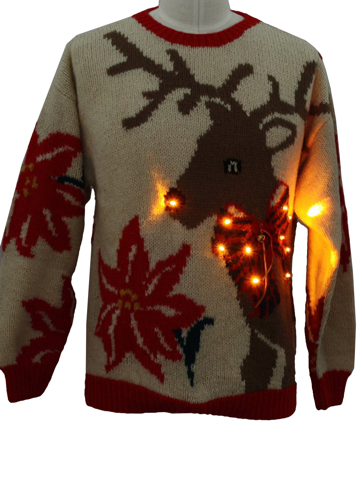 reindeer face sweatshirt