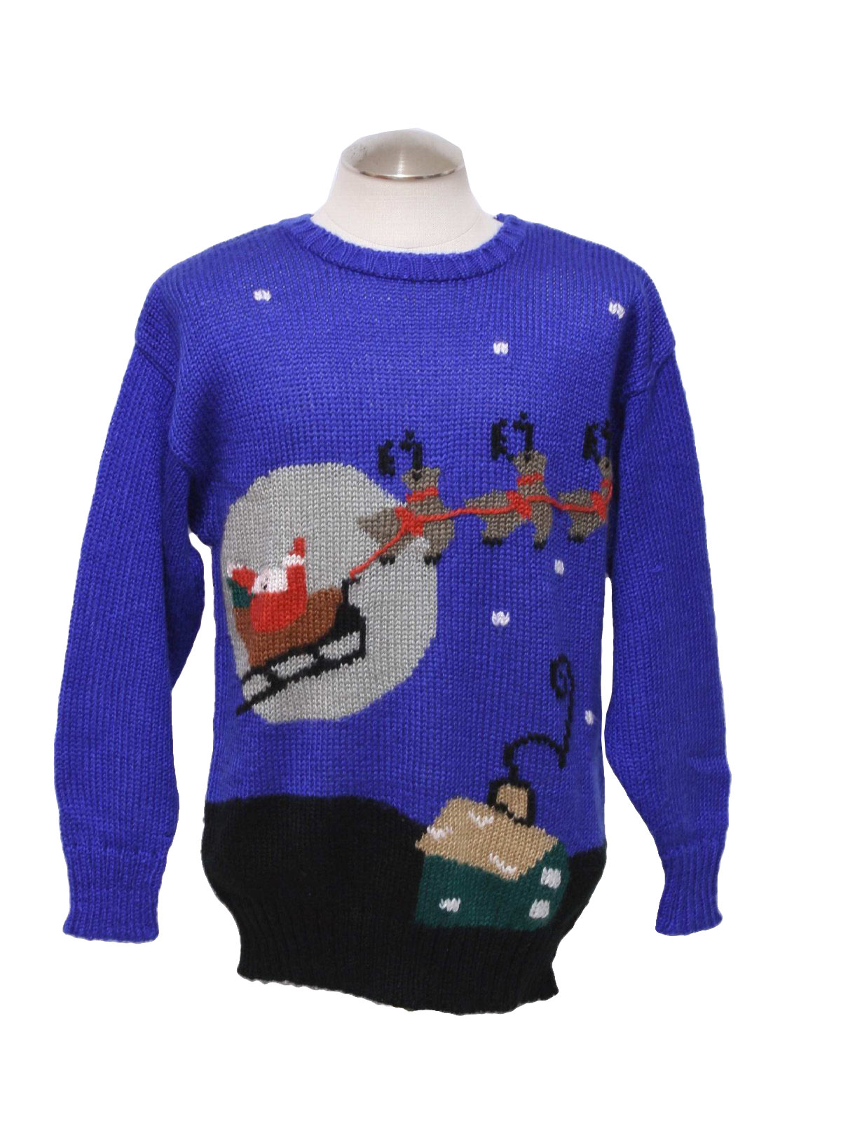 ugly christmas sweater retro look pinwheels unisex blue ugly christmas sweater retro look pinwheels unisex blue