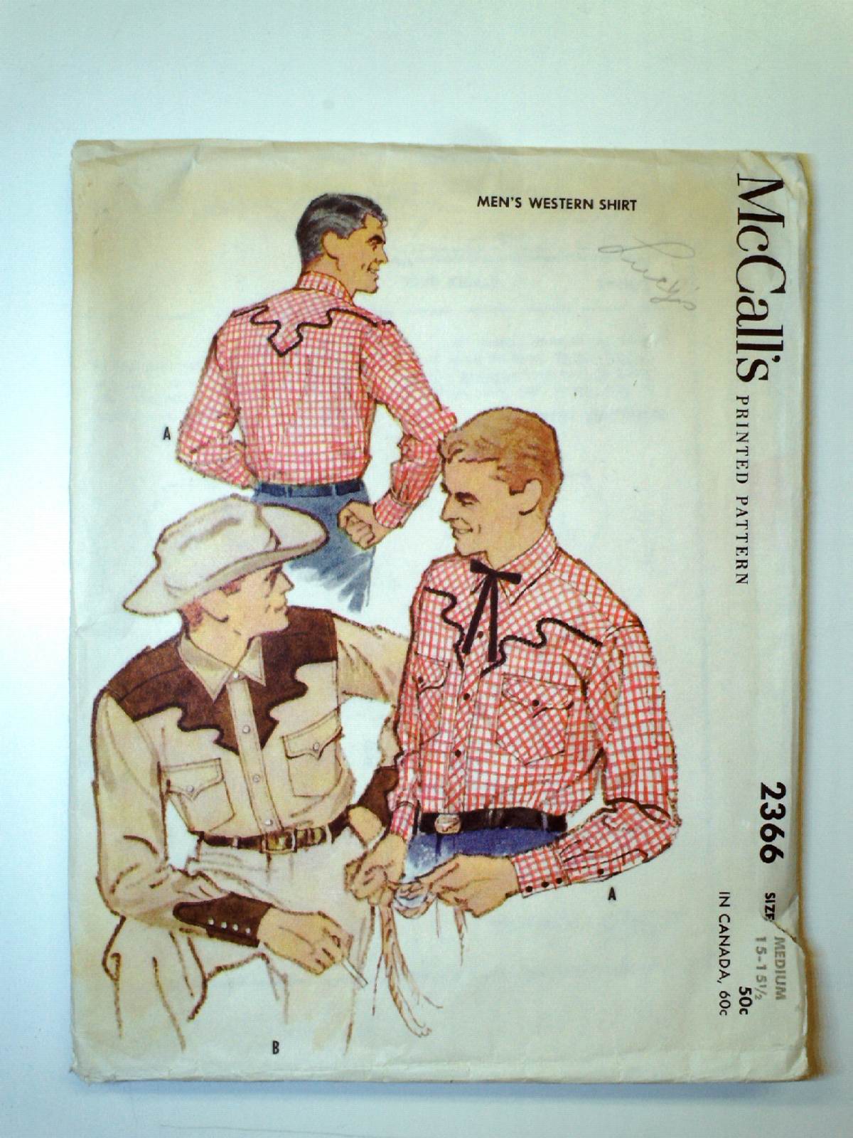 Fifties McCalls Pattern No.2366 Sewing Pattern: 50s -McCalls Pattern No 