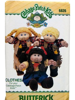 1980's Doll Pattern - Cabbage Patch Kids
