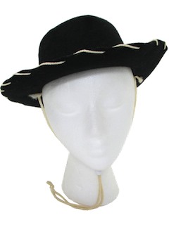 1960's Unisex/Childs Accessories - Western Cowboy Hat