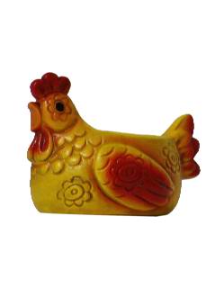 1960's Home Decor - Chicken  Candle