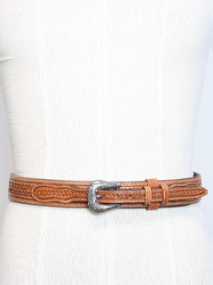 1980's Mens Accessories - Leather Western Belt