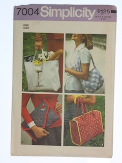 1970's Womens Craft Pattern