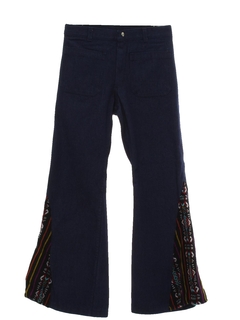 mens elephant bell bottom jeans