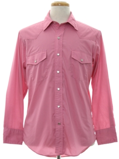 pink mens western shirt