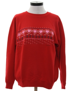 1980's Womens Cheesy Sweatshirt