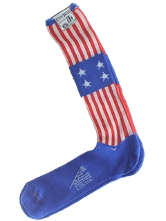 1970's Mens Accessories - Stars and Stripes Socks