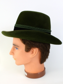 1960's Mens Accessories - Alpine Homberg Style Fedora Hat