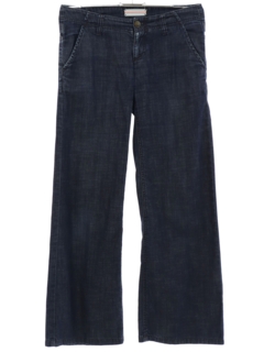 1990's Womens Belbottom Denim Jeans Pants