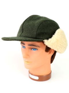 1960's Mens Accessories - Winter Hunting Style Bill Cap Hat