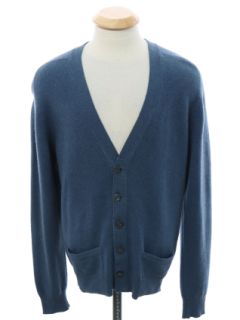 1950's Mens Scottish Cashmere Cardigan Sweater