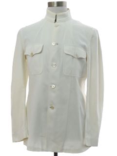 1940's Mens Cotton Twill Military Uniform Jacket