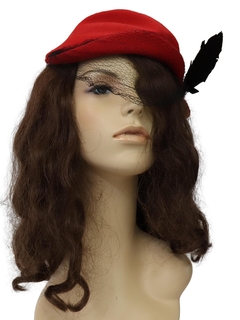 1940's Womens Accessories - Beret Hat