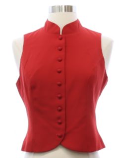 1990's Womens Vest Style Shirt