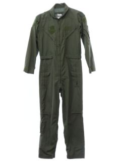 1990's Mens US Military Flyers Work Coveralls Overalls