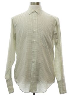 1960's Mens Mod French Cuff Shirt