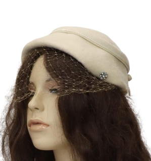 1940's Womens Accessories - Felted Wool Hat