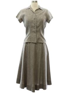 1940's Womens Linen Suit