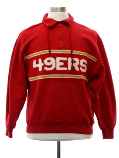 1980's Mens Totally 80s NFL San Francisco 49ers Sweatshirt
