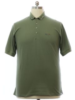 1990's Mens Greg Norman Knit Golf Polo Shirt
