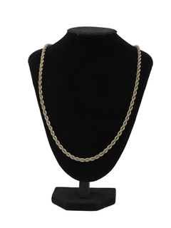 1980's Unisex Accessories - Gold Plated Chain Necklace