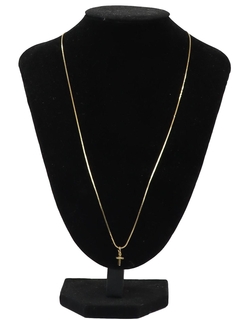 1980's Womens Accessories - Gold Plated Chain Necklace