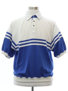 1980's Mens Totally 80s Polo Style Shirt