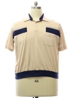 1980's Mens Totally 80s Polo Style Shirt