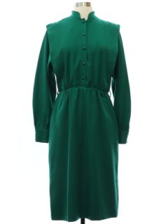 1980's Womens Wool Blend Dress
