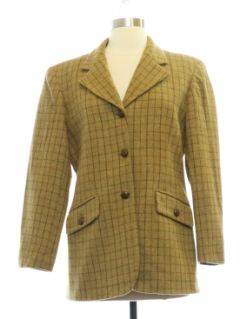 1980's Womens Wool Blazer Jacket
