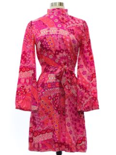 1960's Womens Mod Ap-Art Dress