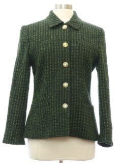 1990's Womens Wool Blend Jacket