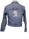 Vintage 1960's Jacket: 60s -Montgomery Wards 101- Mens faded indigo