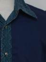 Seventies Label Missing Western Shirt: 70s -Label Missing- Mens blended