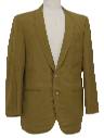 Palm Beach 60's Vintage Jacket: 60s -Palm Beach- Mens old gold woven