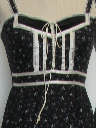 Seventies Gunne Sax Dress: 70s -Gunne Sax- Womens black, white, violet