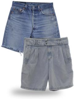 80s jean shorts