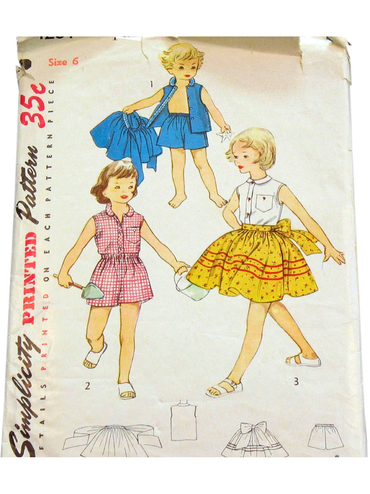 Fifties Simplicity Pattern No. 4264 Sewing Pattern: 50s -Simplicity ...