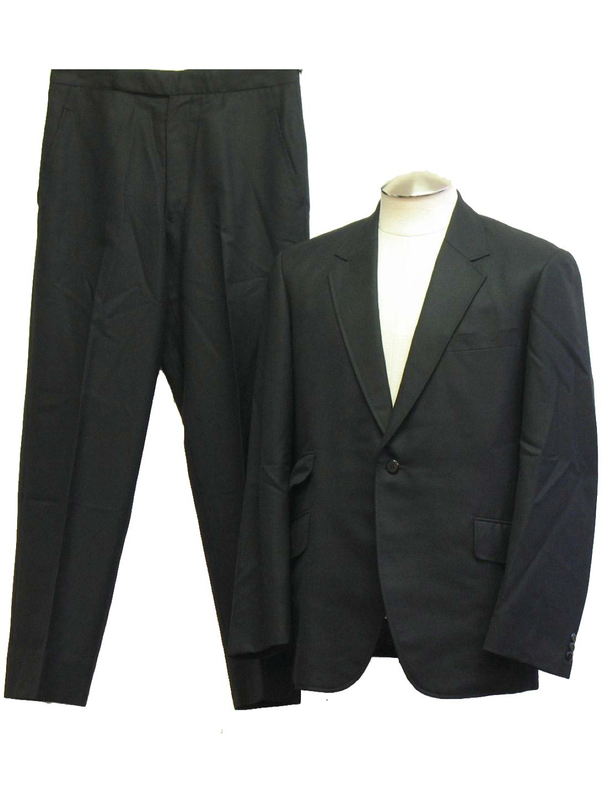 70's Vintage Suit: 1971 -Beau Mode Inc- Mens two piece mod suit with ...