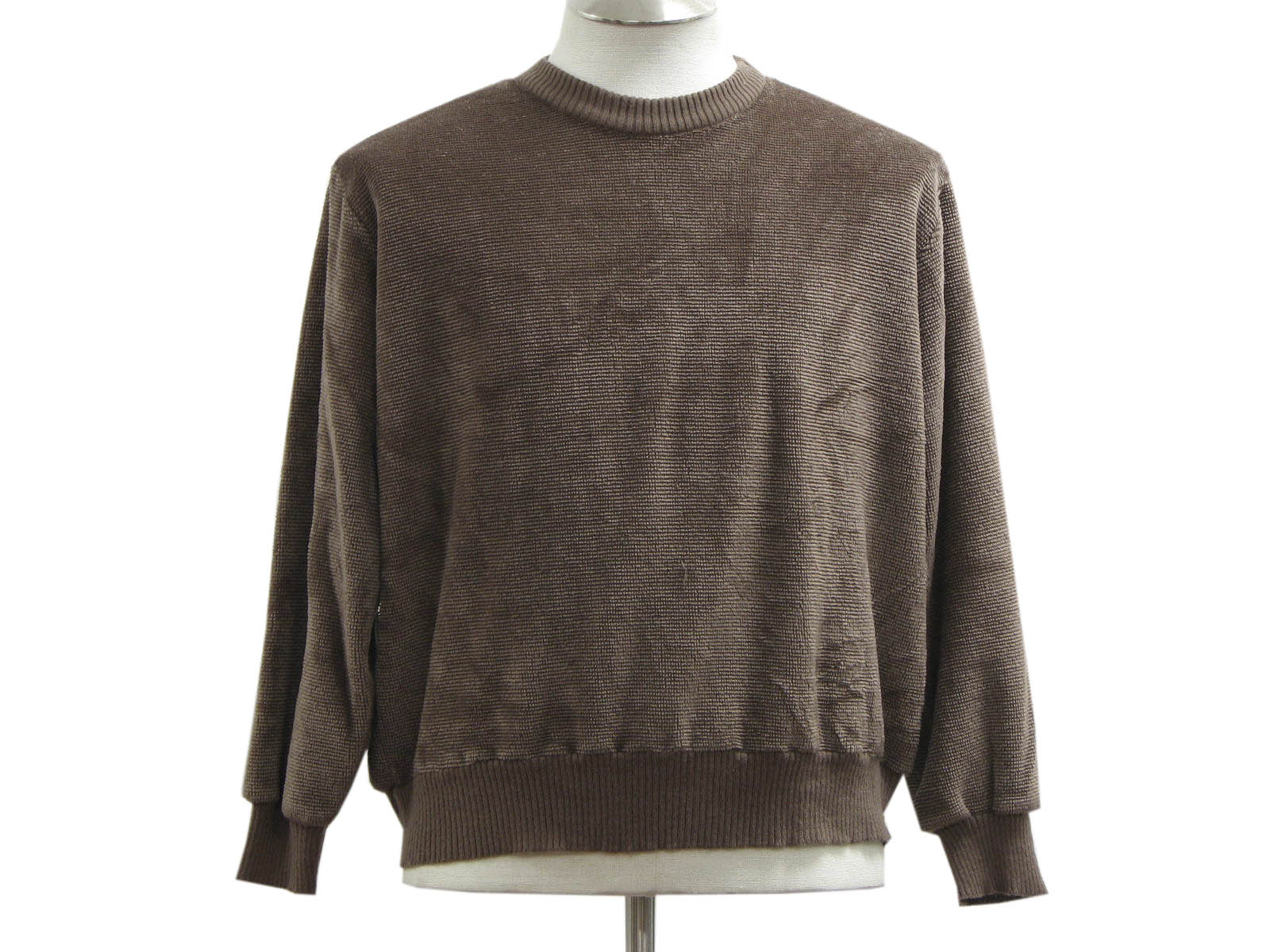 mens velour sweater