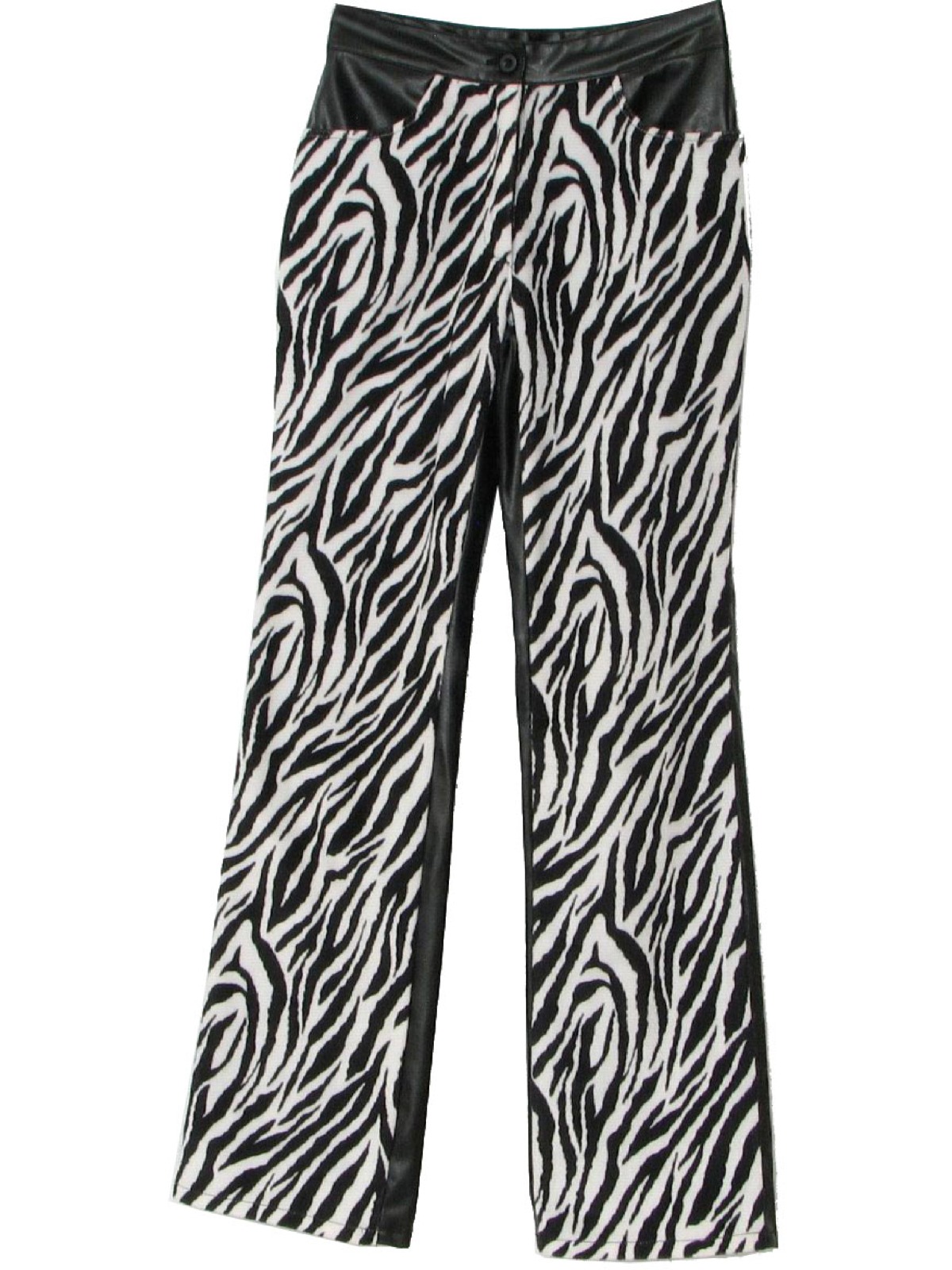 Retro 90s Pants (Rave4Real) : 90s -Rave4Real- Womens black and white ...