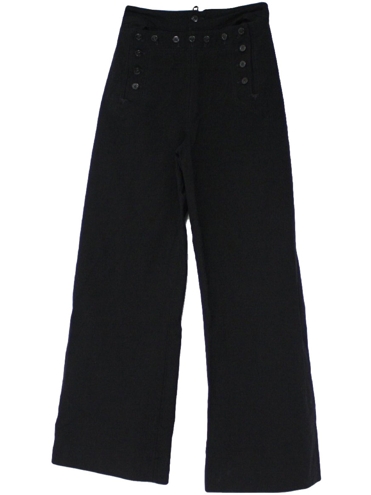 Navy Issue 1970s Vintage Bellbottom Pants: 70s -Navy Issue- Mens blue ...