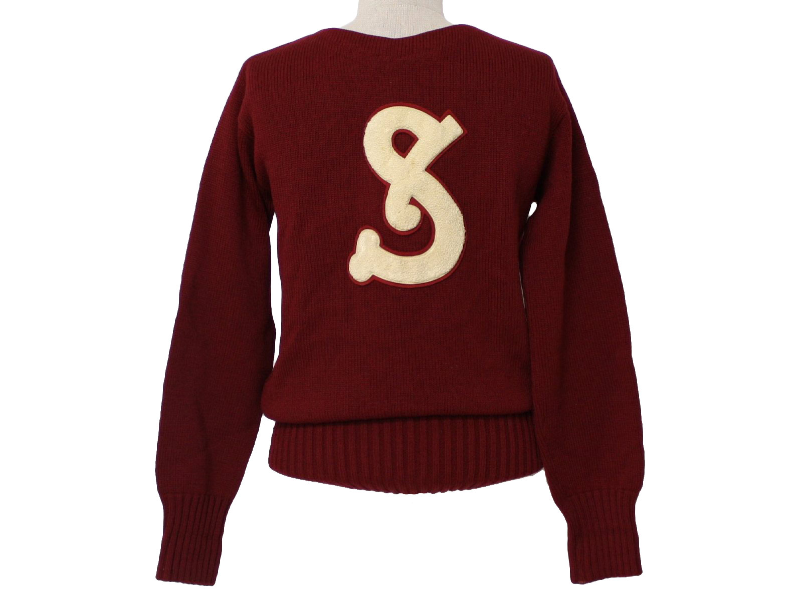 retro letterman sweater