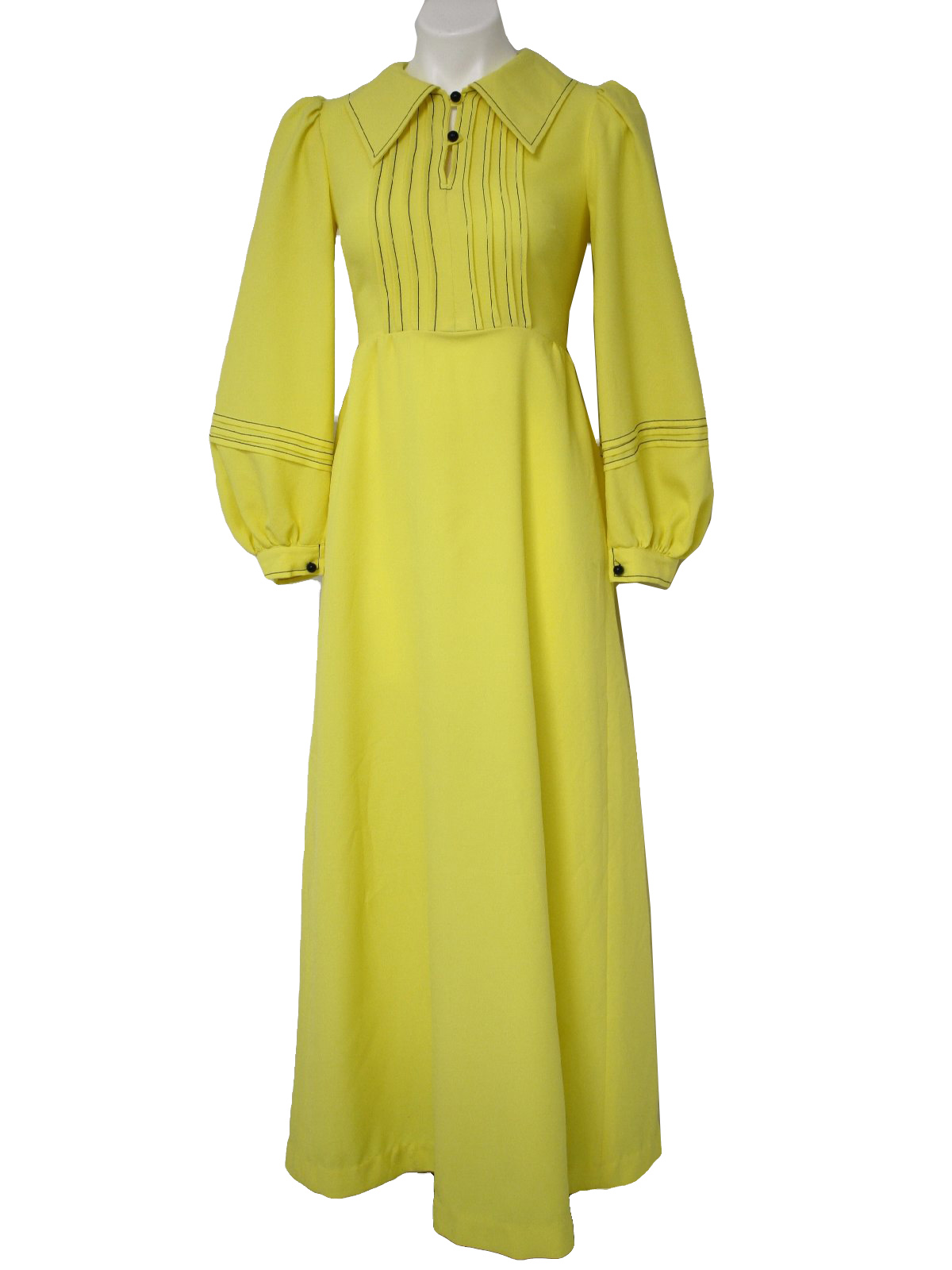 Download 60s Retro Dress: 60s -Missing Label- Womens yellow floor ...