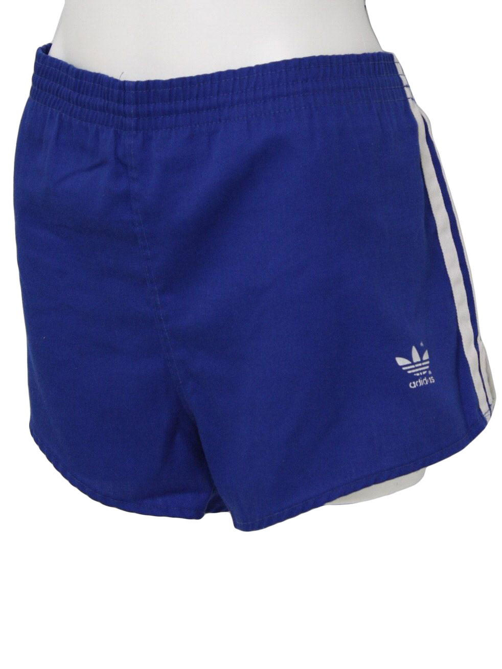 80s Vintage Adidas Shorts: 80s -Adidas- Mens blue and white