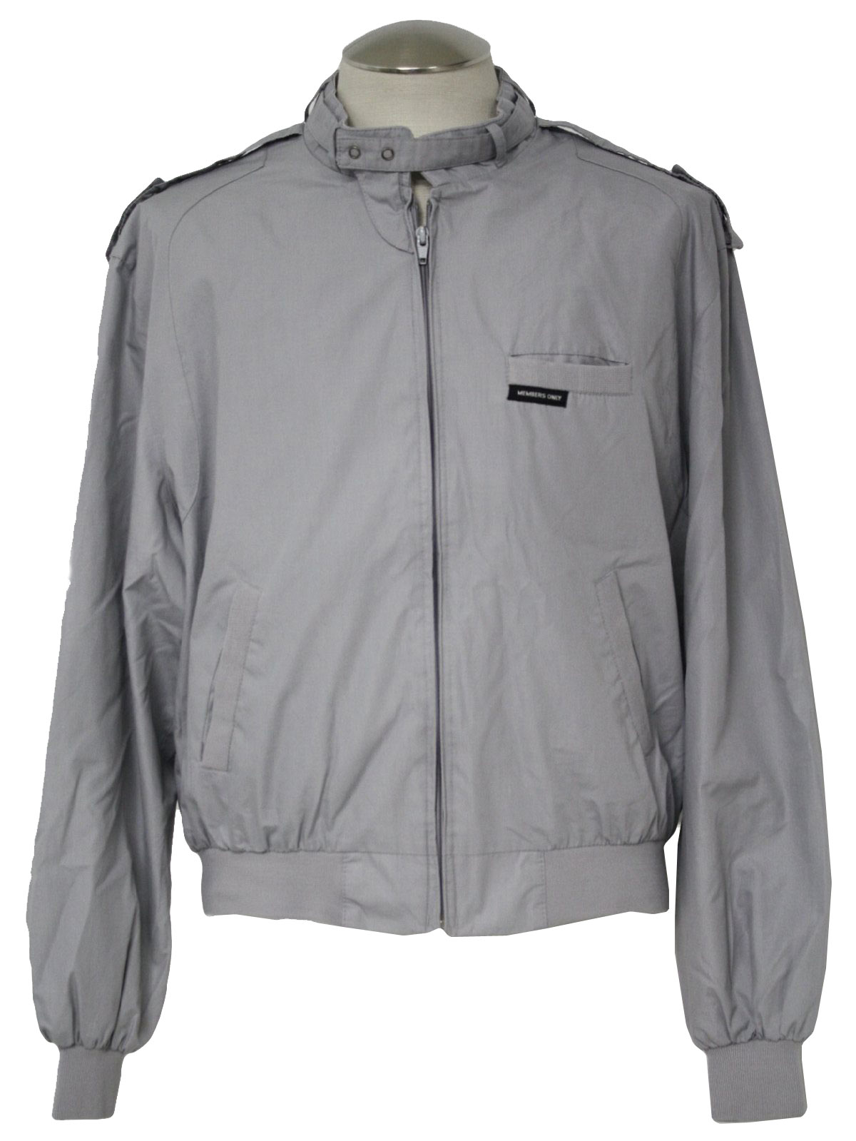 Eighties Members Only Jacket: 80s -Members Only- Mens dove grey cotton ...