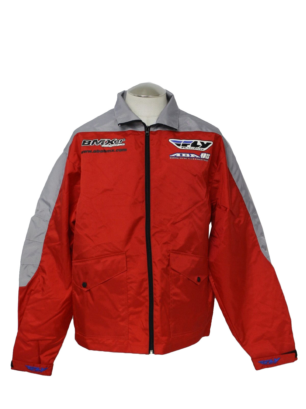 Vintage 1990's Jacket: 90s style (made recently) -Fly Racing- Mens red ...